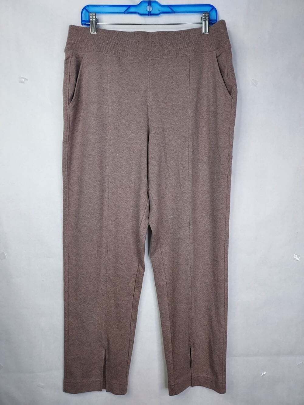 Pact Airplane Wide Leg Pants Women's L Pull On Organic Minimalist Travel Office - Picture 3 of 16